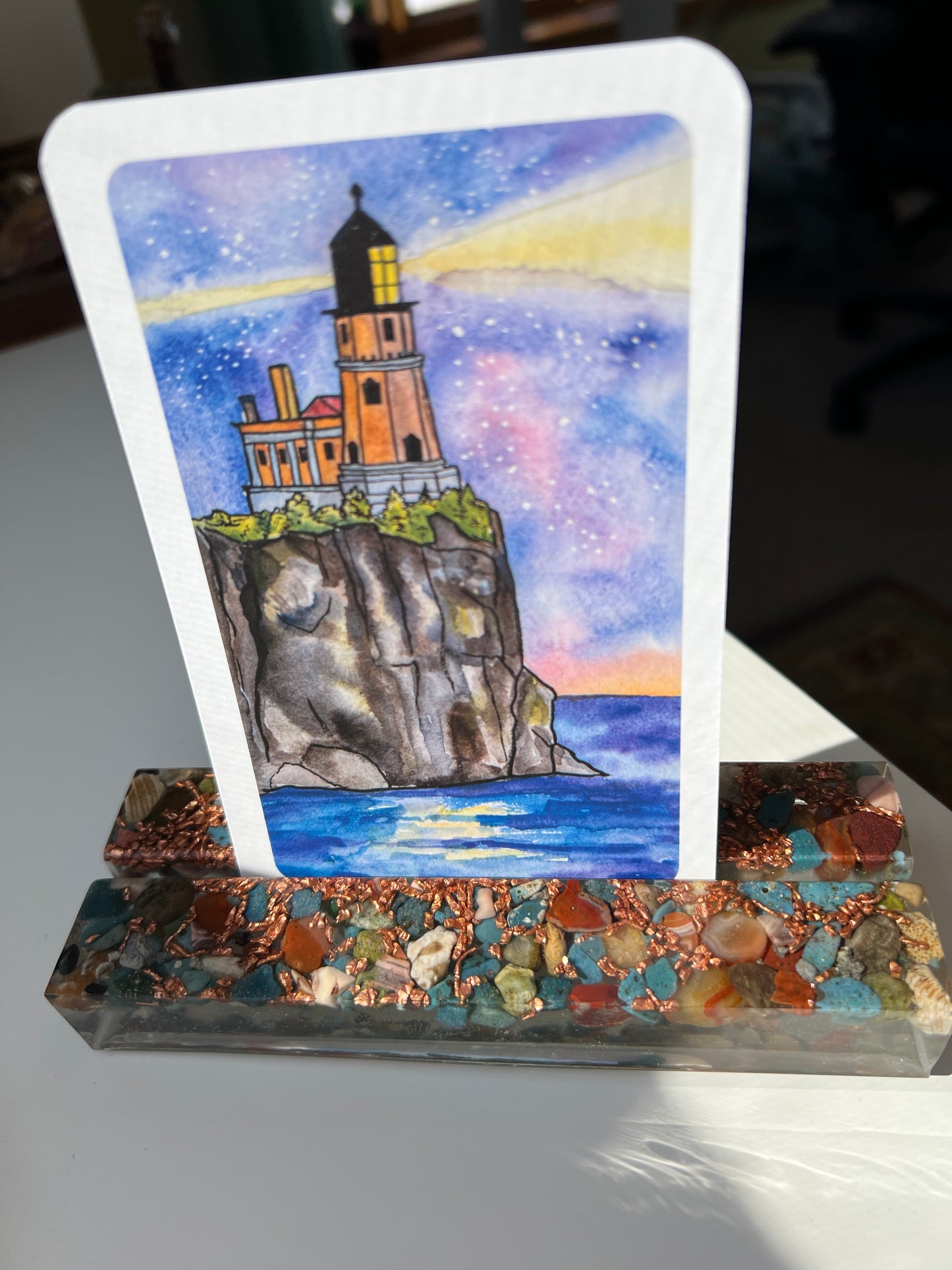 Great Lakes Resin and Stone Oracle Card Holders