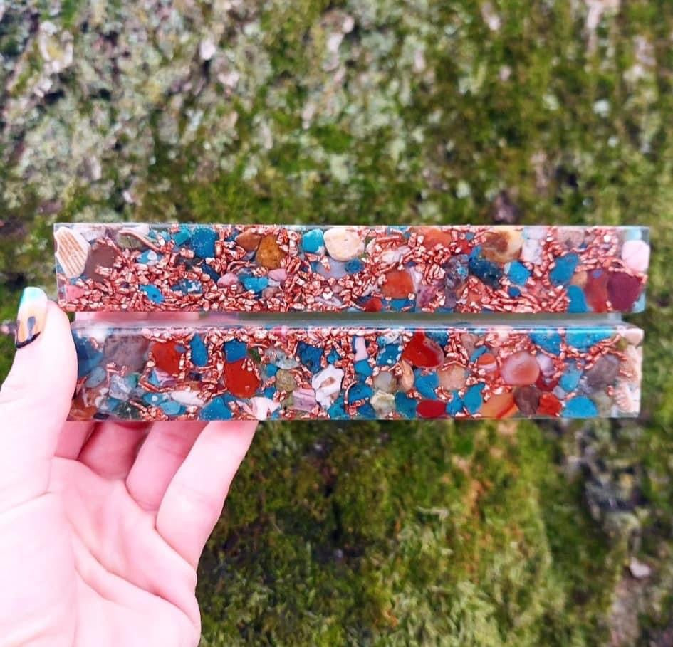 Great Lakes Resin and Stone Oracle Card Holders