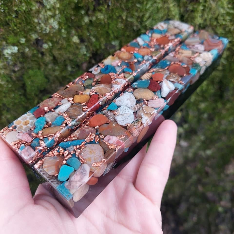 Great Lakes Resin and Stone Oracle Card Holders