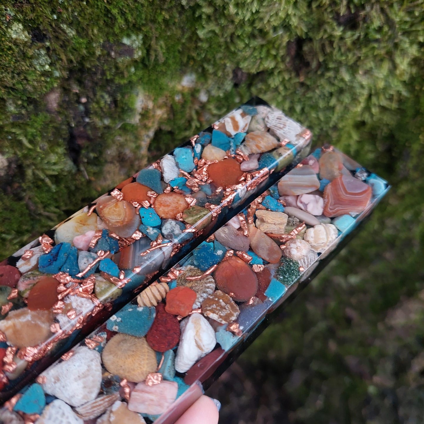Great Lakes Resin and Stone Oracle Card Holders