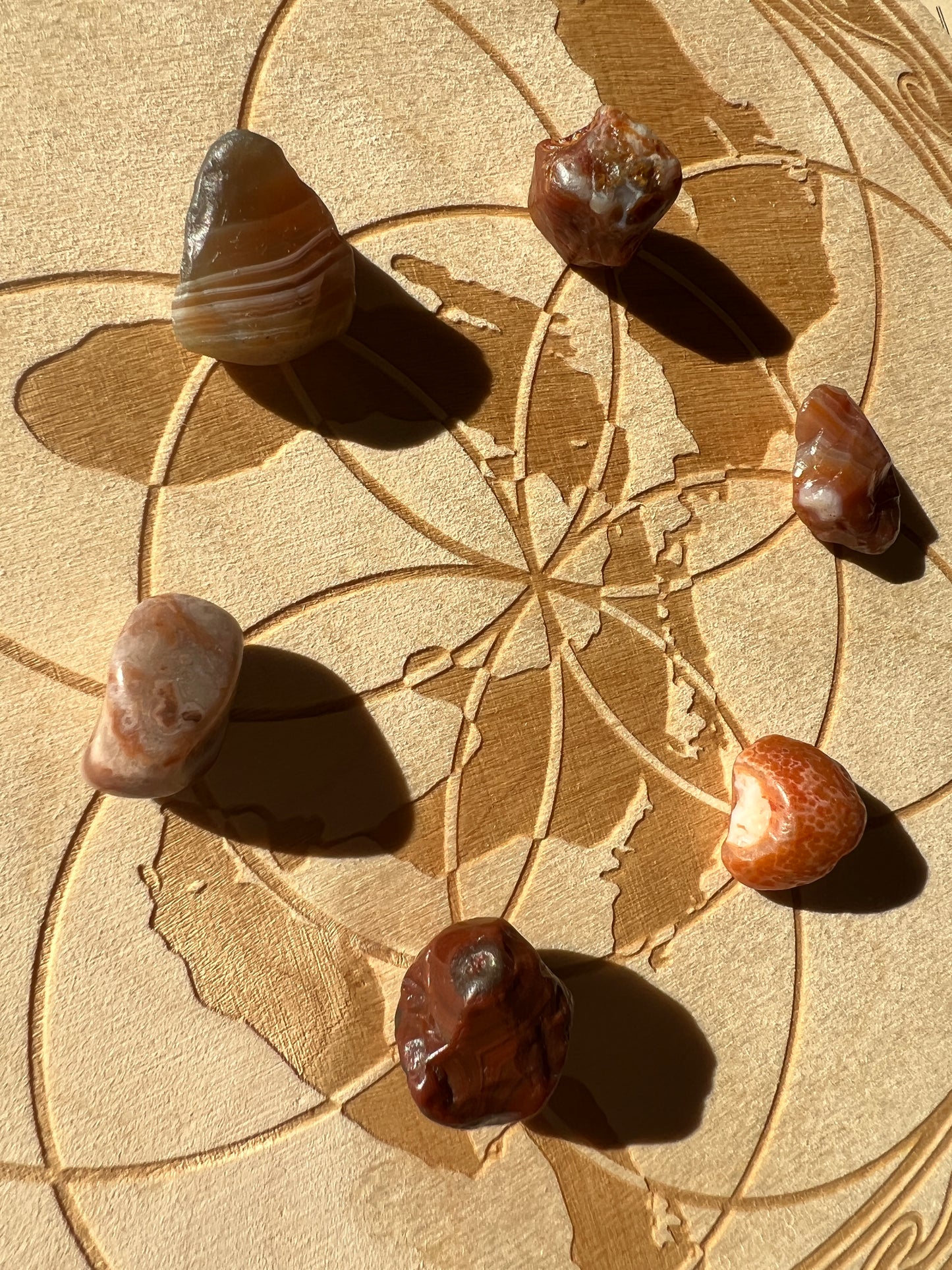 Great Lakes Agates Set of 6