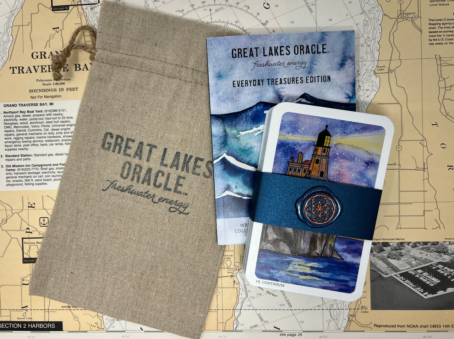 Eco-Friendly Great Lakes Oracle™ Everyday Treasures Edition – Linen Bag