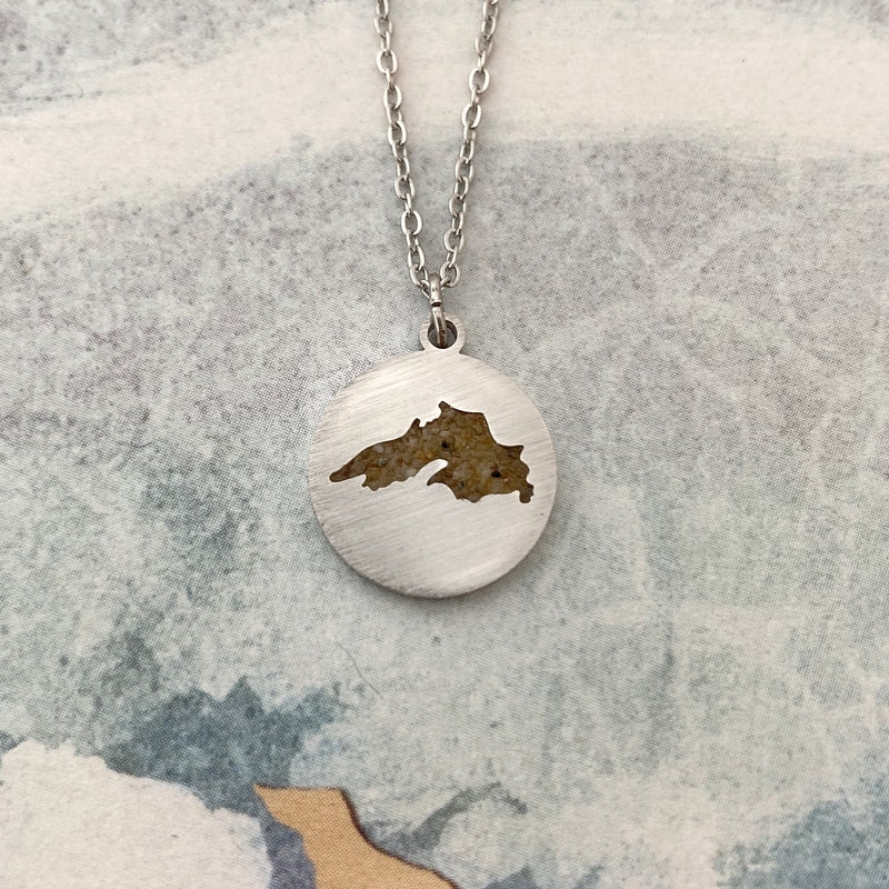 Lake Superior Sand Cutout Necklace
