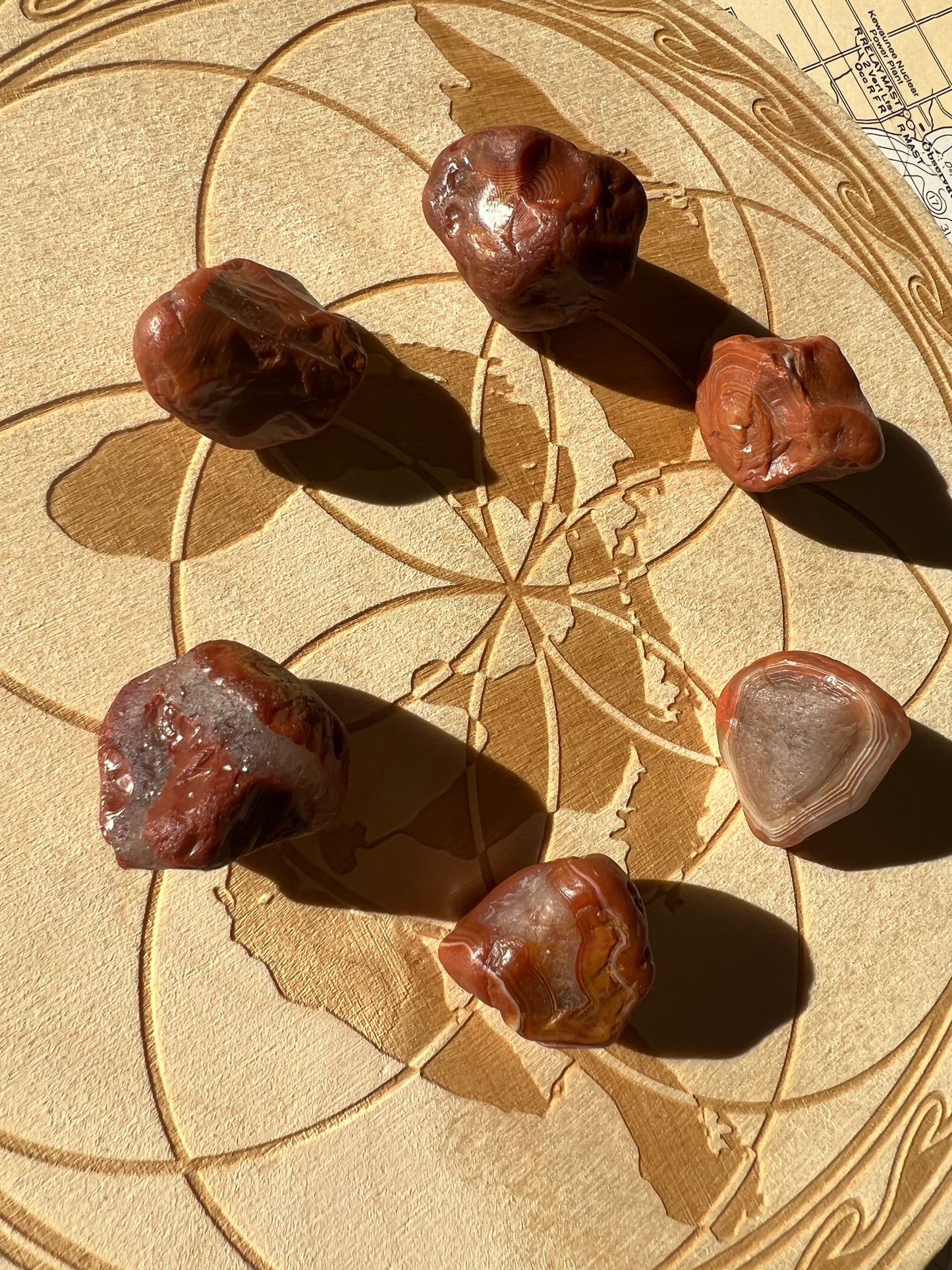Great Lakes Agates Set of 6