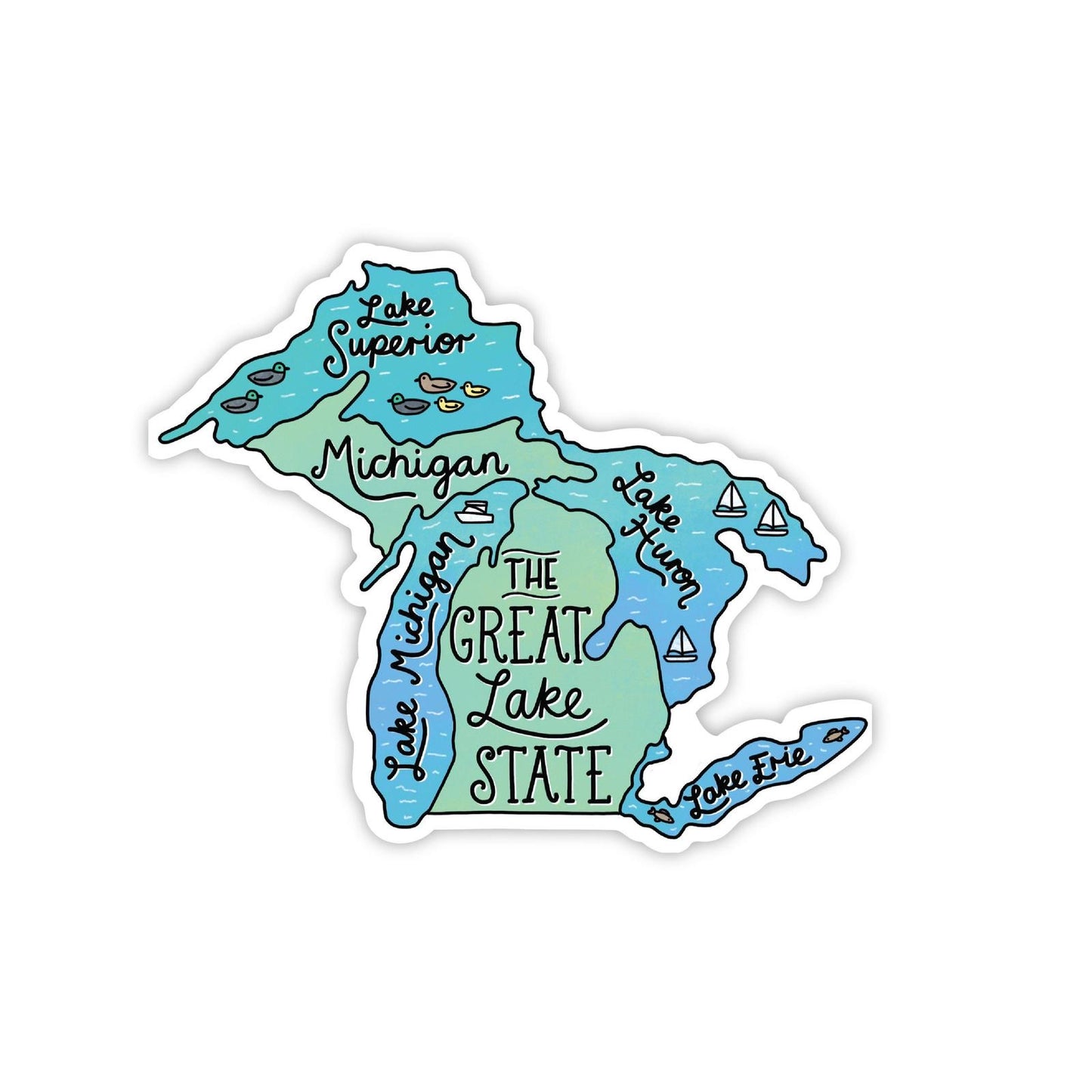The Great Lake State Sticker